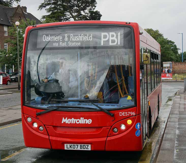 Metroline Alexander Dennis Enviro200 DES796